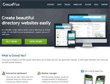 Tablet Screenshot of crowdvox.com